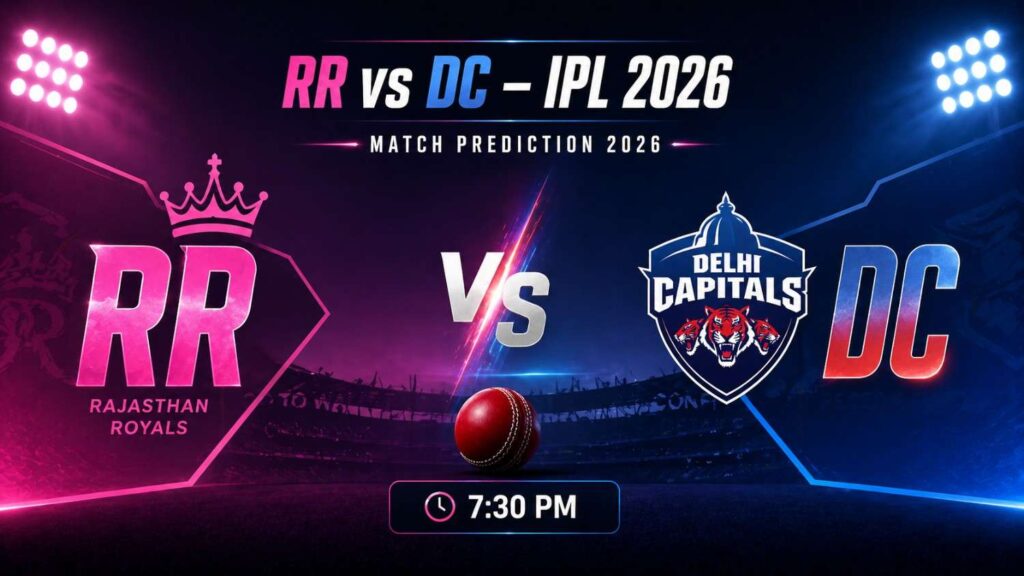 RR vs DC Dream11 Prediction 2026 all details