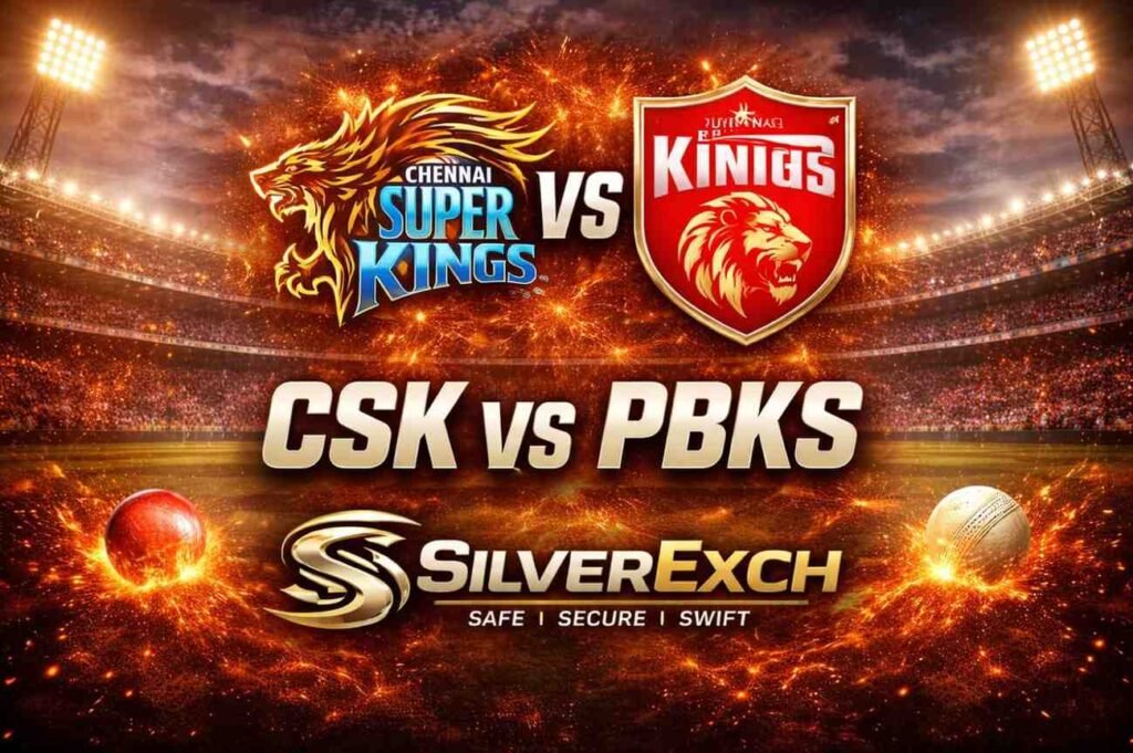 Silver Exchange csk vs pbks ipl match banner
