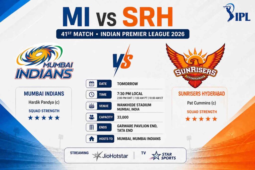 MI vs SRH IPL prediction 2026