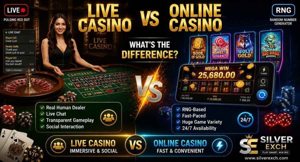 live casino vs online casino