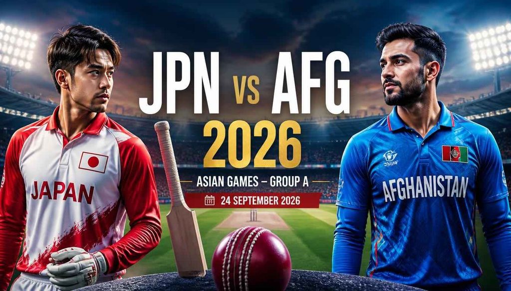JPN vs AFG 2026 Japan vs Afghanistan Asian Games cricket match