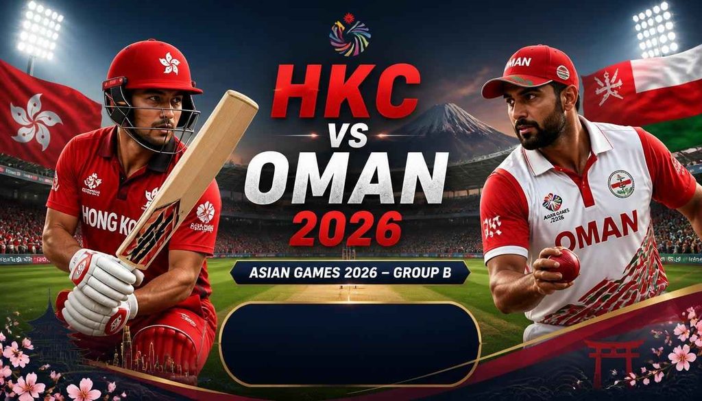 HKC vs Oman 2026 Asian Games Group B cricket match preview
