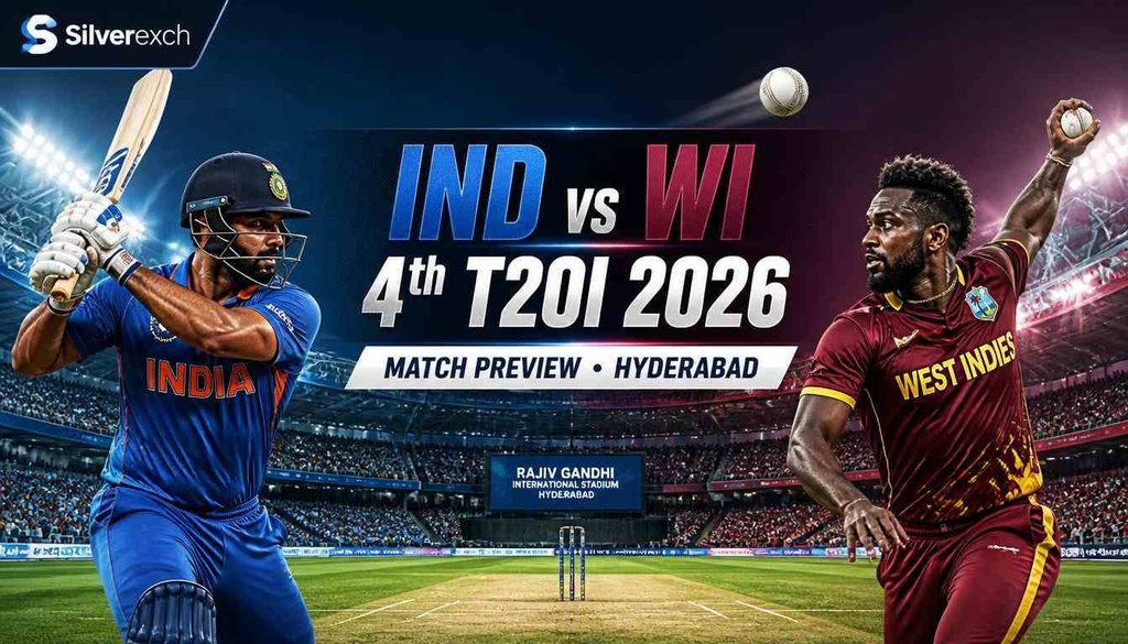 IND vs WI 4th T20I 2026 match preview at Hyderabad cricket stadium | Silverexch