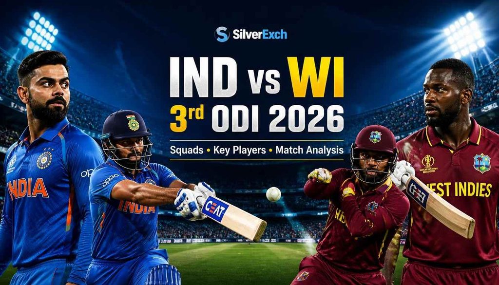 IND vs WI 3rd ODI 2026 squads, key players and match analysis | SilverExch