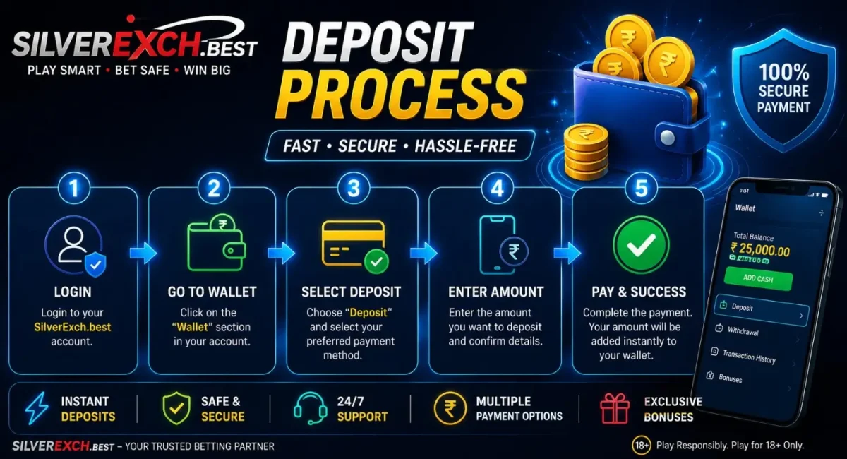 SilverExch Deposit Process