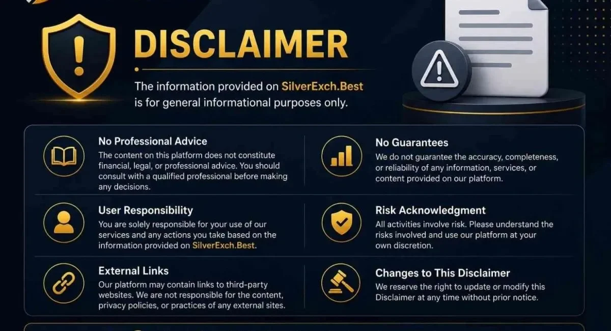 SilverExch Disclaimer with all rules